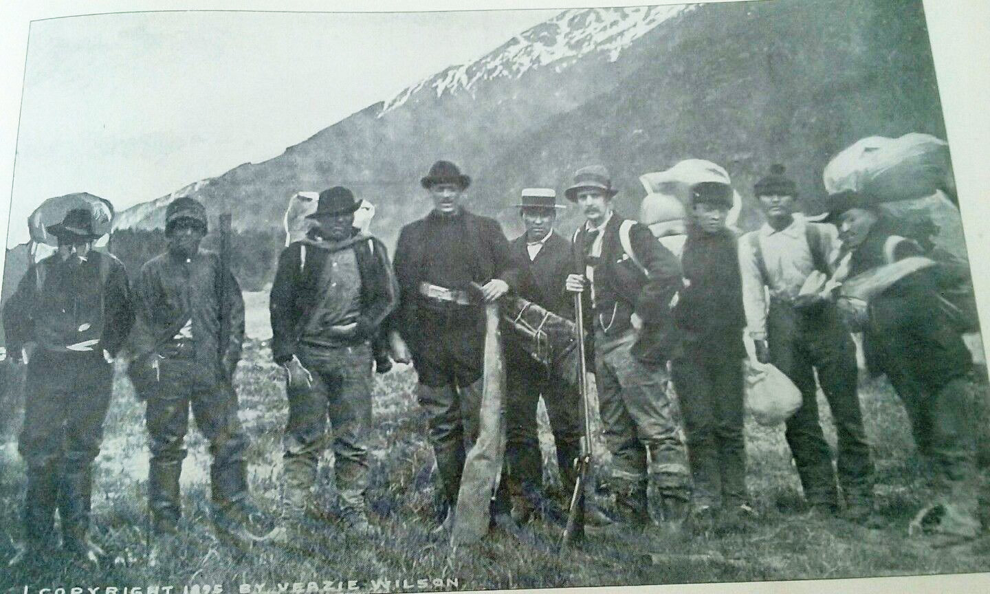 For sale: Glimpses of Alaska, Klondike, and Gold
              Fields. Photographed by Veazie Wilson in 1894.