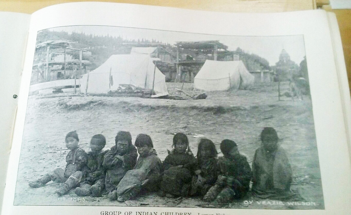 For sale: Glimpses of Alaska, Klondike, and Gold
              Fields. Photographed by Veazie Wilson in 1894.